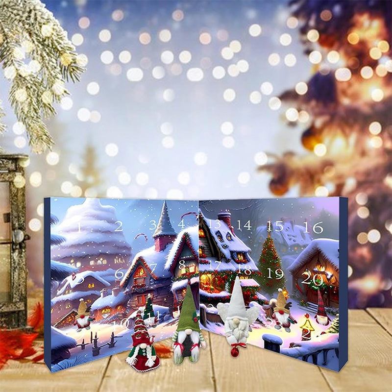 FestiviChic Gnome Countdown Calendar | Premium Advent Calendar for Holiday Décor