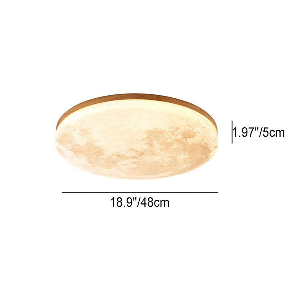 LunarGlow Ceiling Lamp – Soothing Moonlight for Any Interior