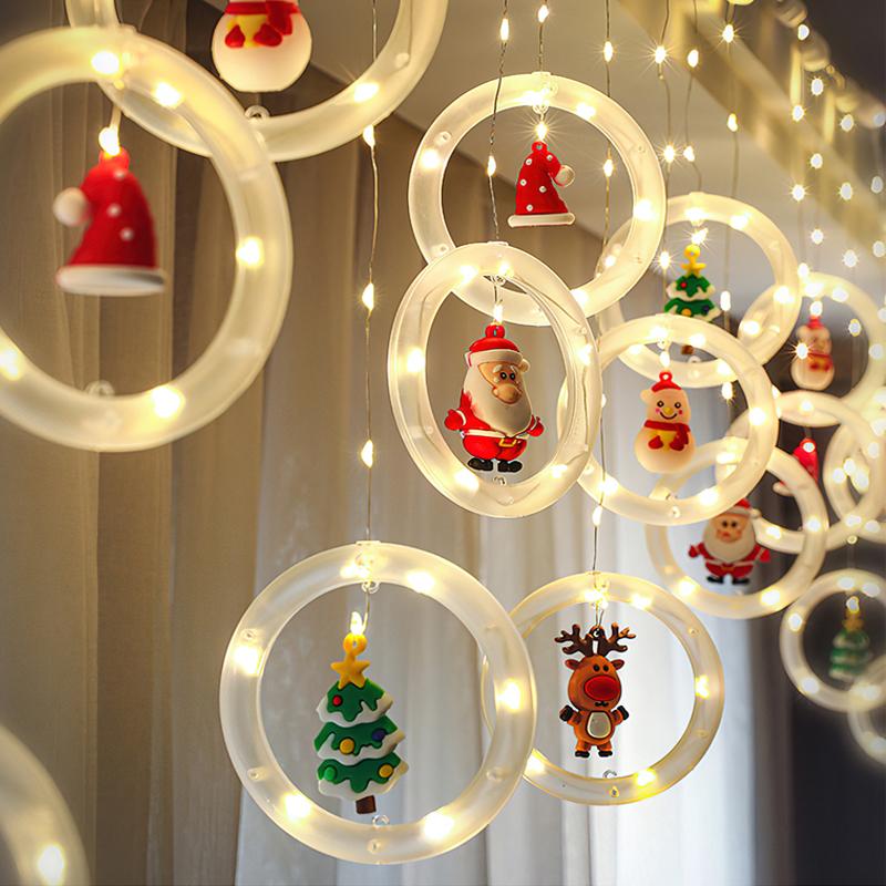 TwinkleJoy Christmas Lights – LED String with Festive Figures