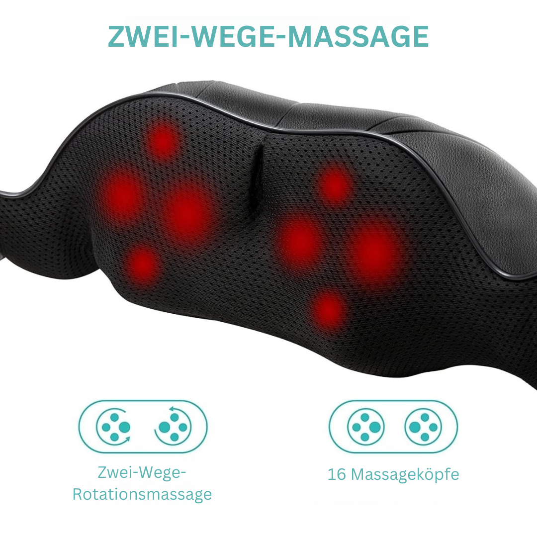 Shiatsu Massage Cushion with Infrared - FlowRelief