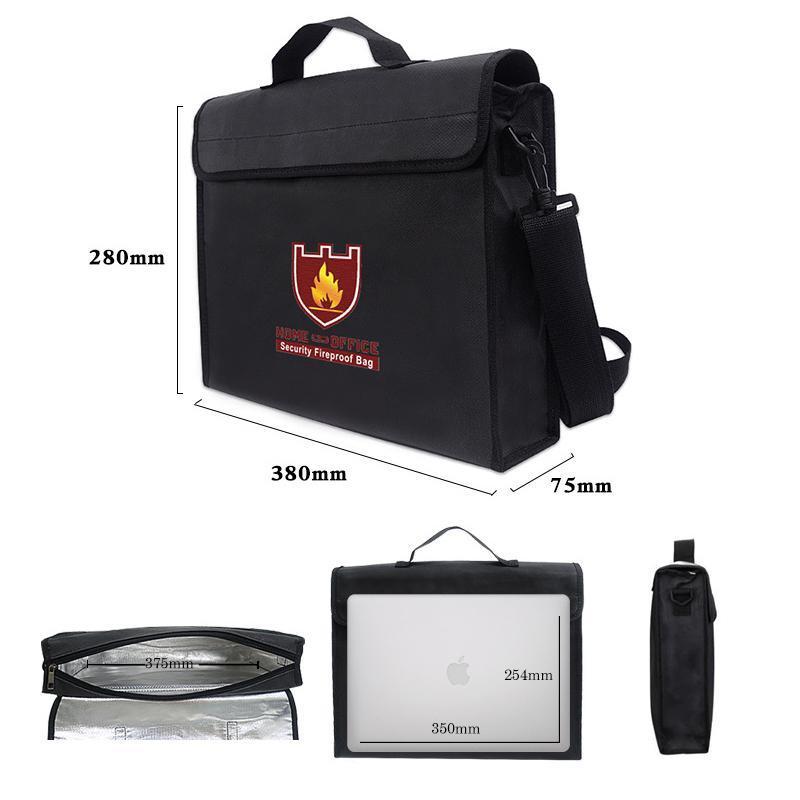 Fireproof and Water-Resistant Document Bag