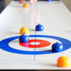 Mini Table Curling Game for Home with Sliding Stones & Magnetic Sticks