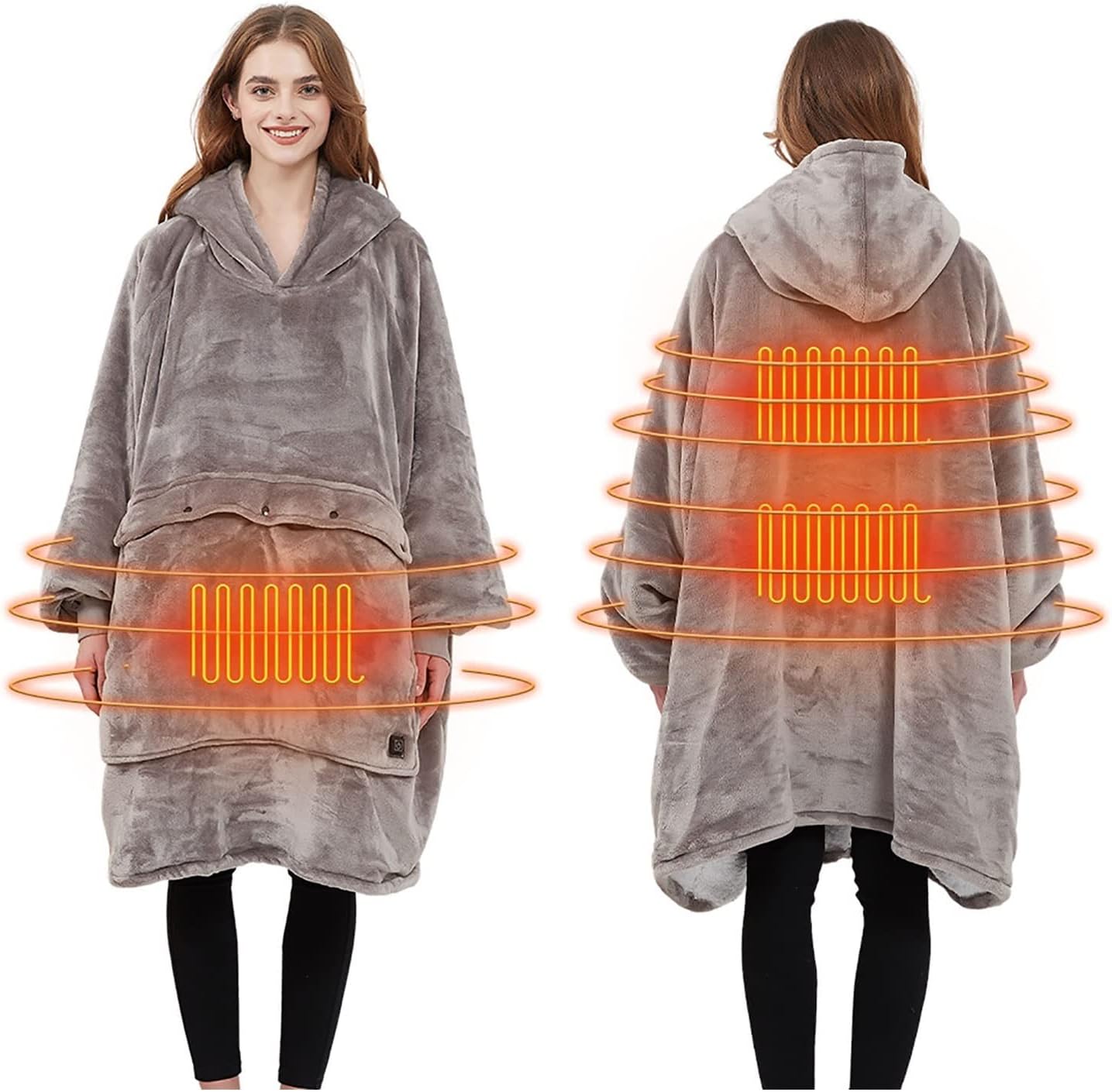 HeatAura UltraWarm Hoodie | Customizable Heated Comfort for Chilly Days