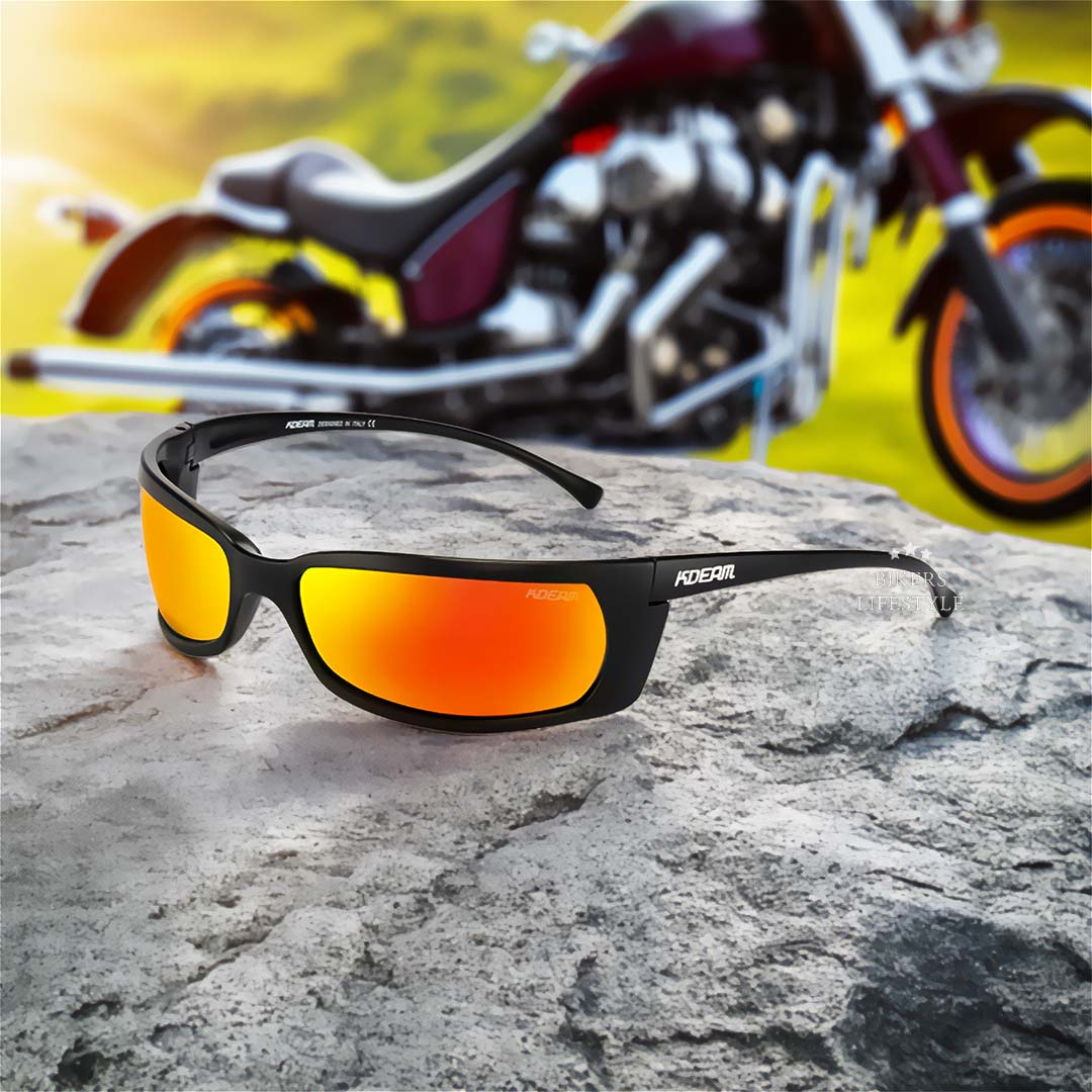 Outlaw Polarised Motorcycle Sunglasses for Ultimate Protection Against UV Rays and Glare During Rides