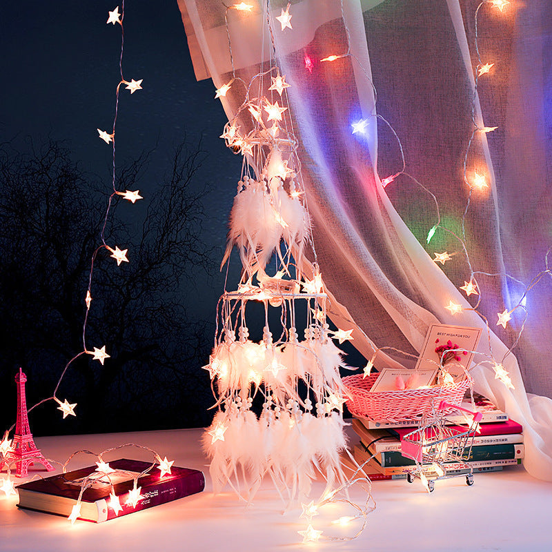 White Double Dreamcatcher