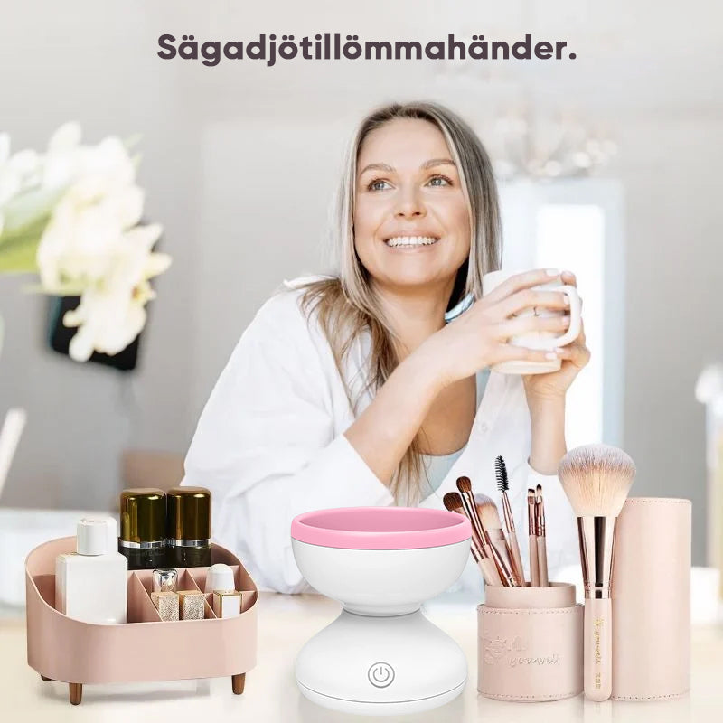 Electric Makeup Brush Cleaner - Quick and Thorough Cleaning