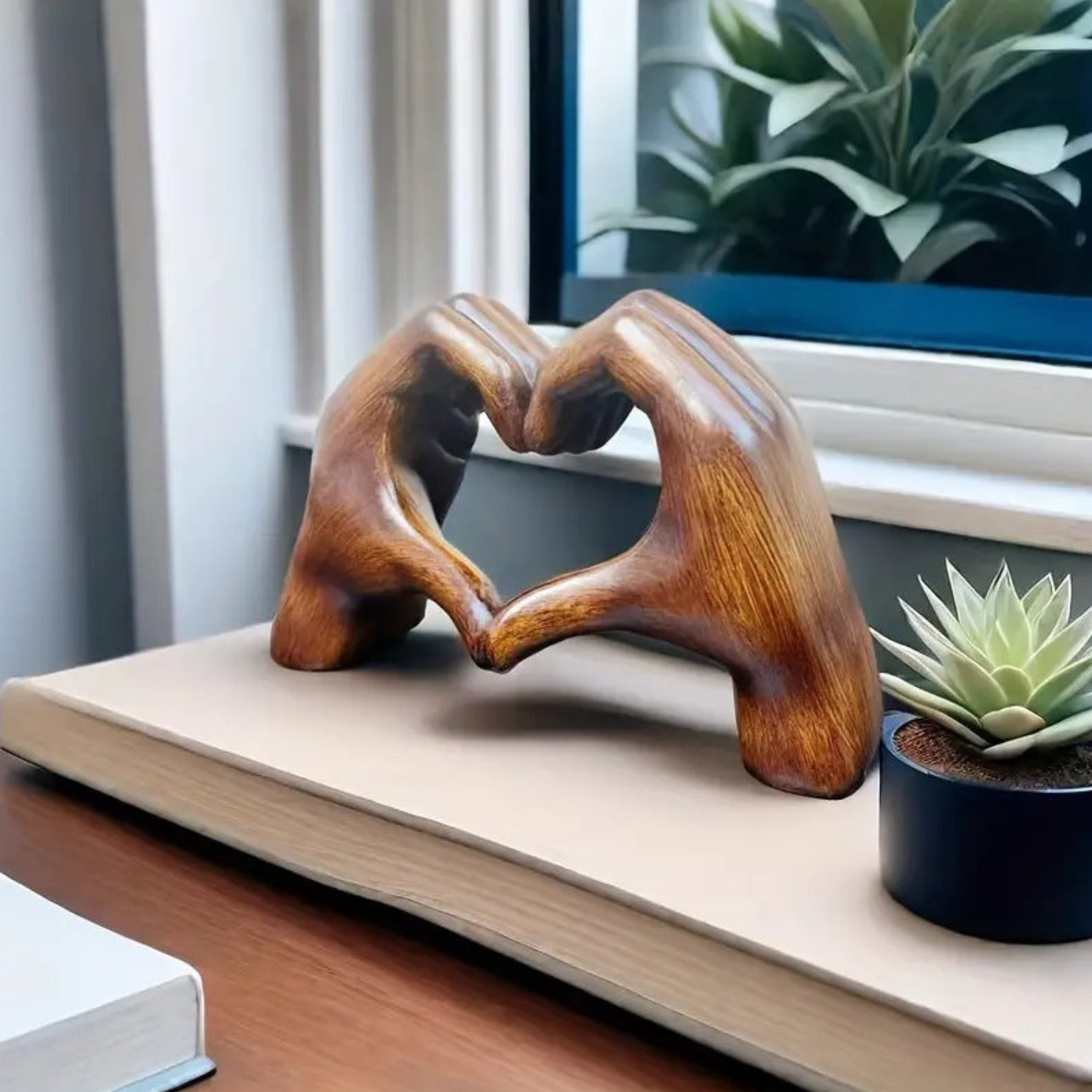 WoodLove - Heart-Shaped Handicraft from Oak Wood