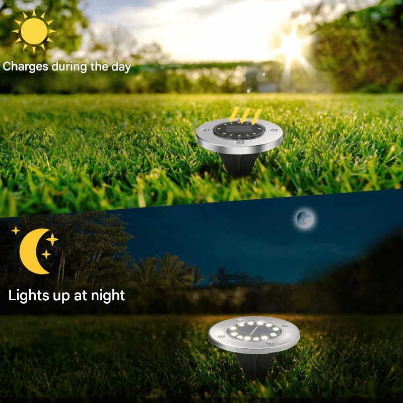 Solar Ground Spotlight for Outdoors – SunHalo