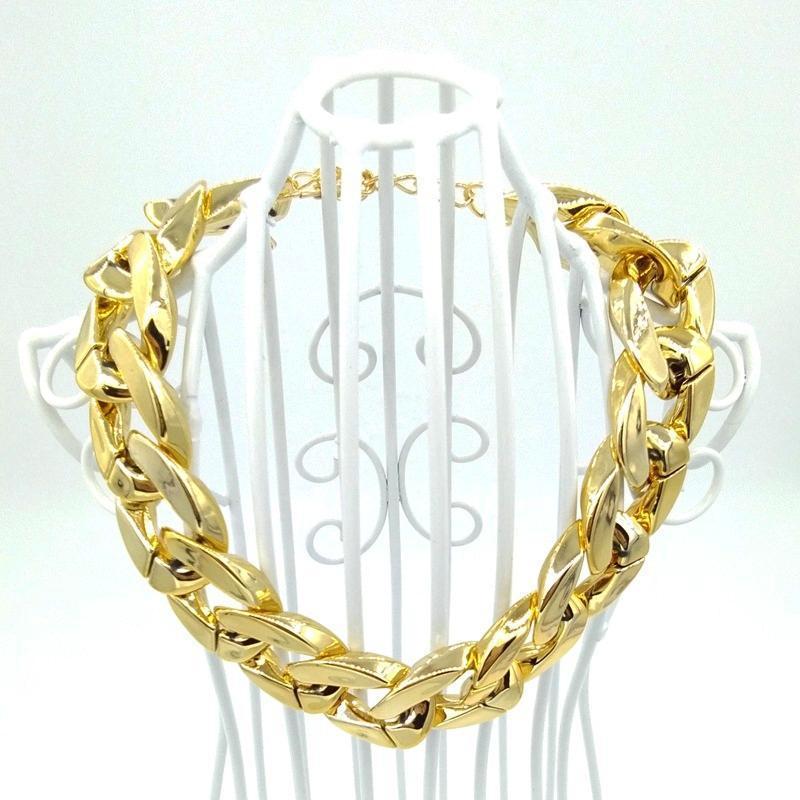 Pet Jewellery Thick Gold Chain Collar