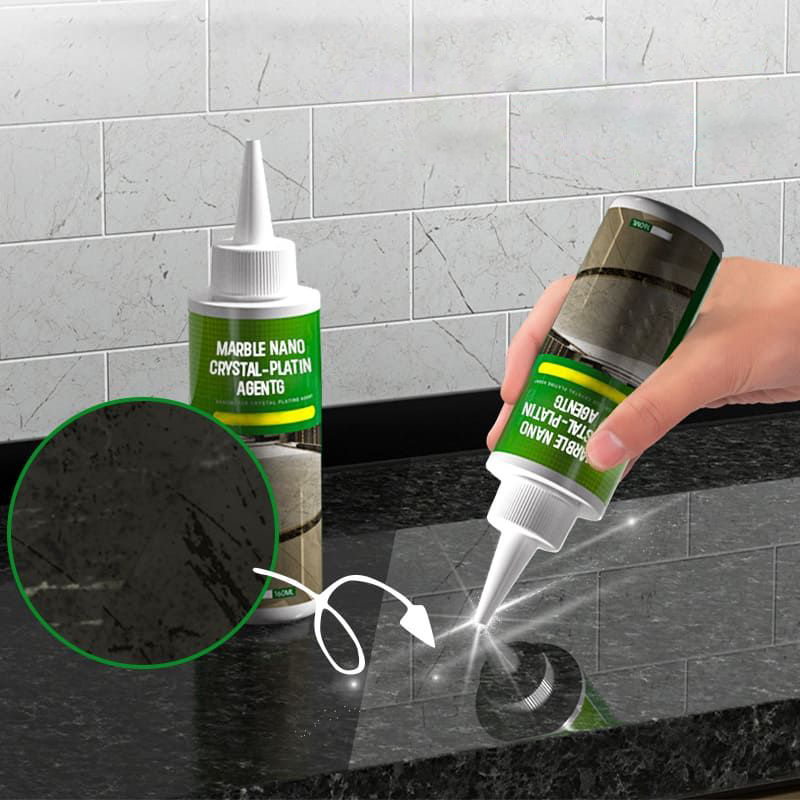 NanoShine Stone Coating – Instant High-Gloss Finish for Marble, Granite & More