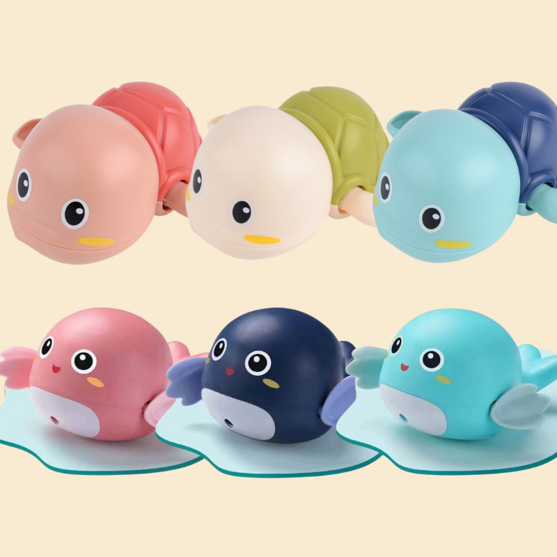 Wind-Up Animal Bath Toys - Splash Friends