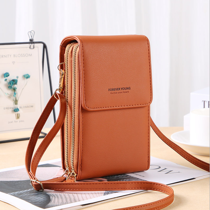 Touchscreen Phone Bag with Wallet Function – Compact Crossbody for Daily Use