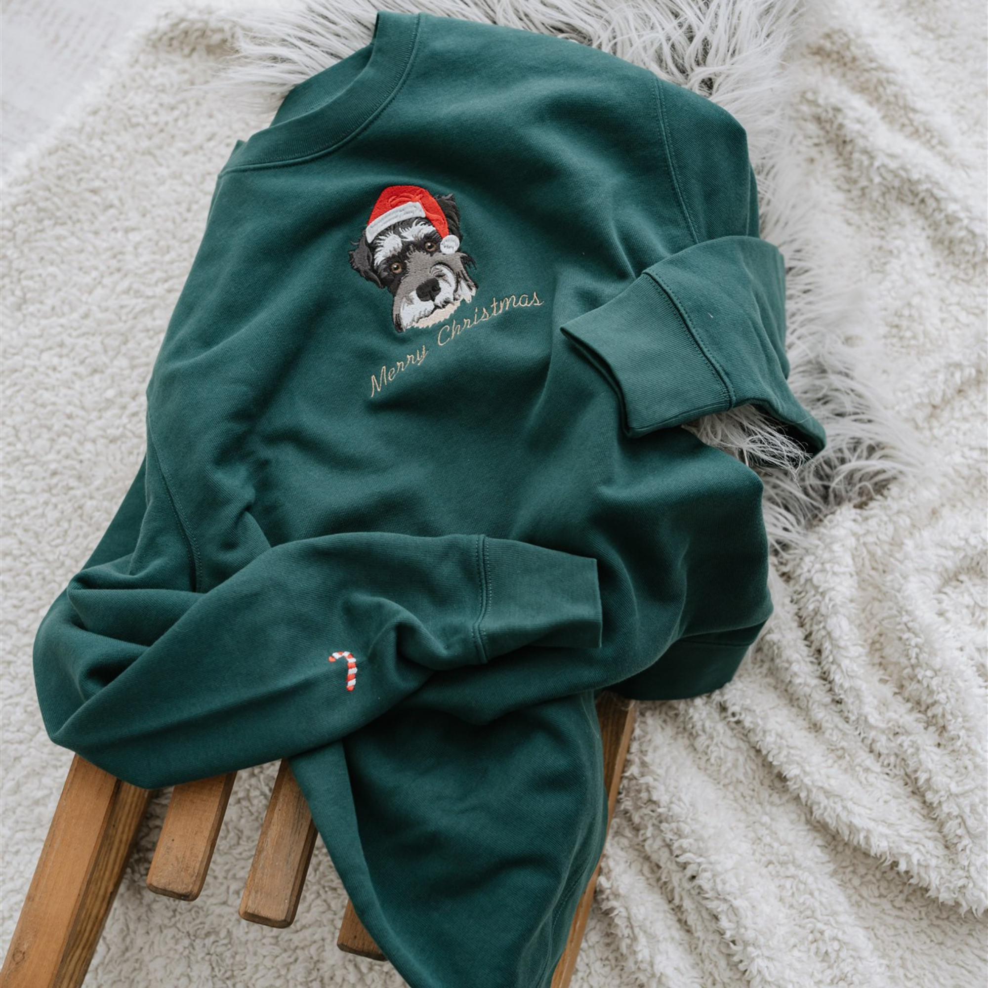 FurAffinity Embroidered Pet Sweater | Sustainable Organic Cotton Personalized Sweater