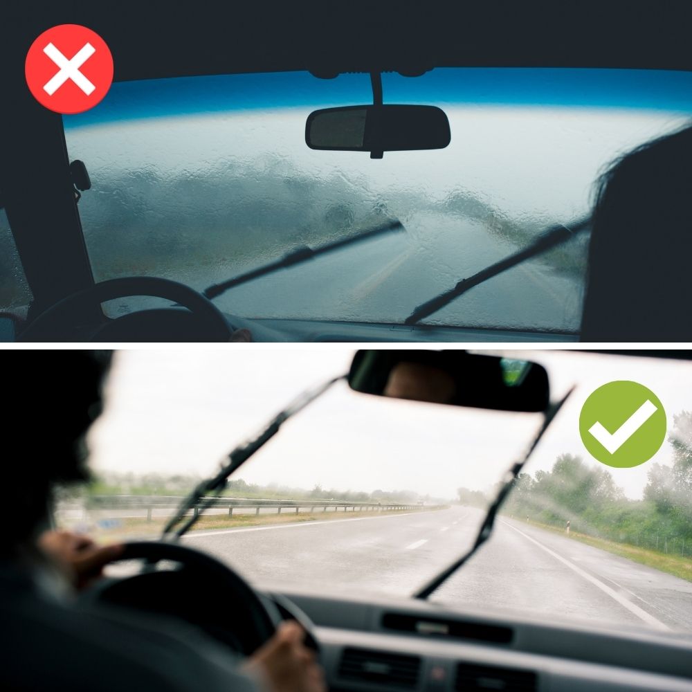 Water-Repellent Car Windscreen Coating - Rainexel