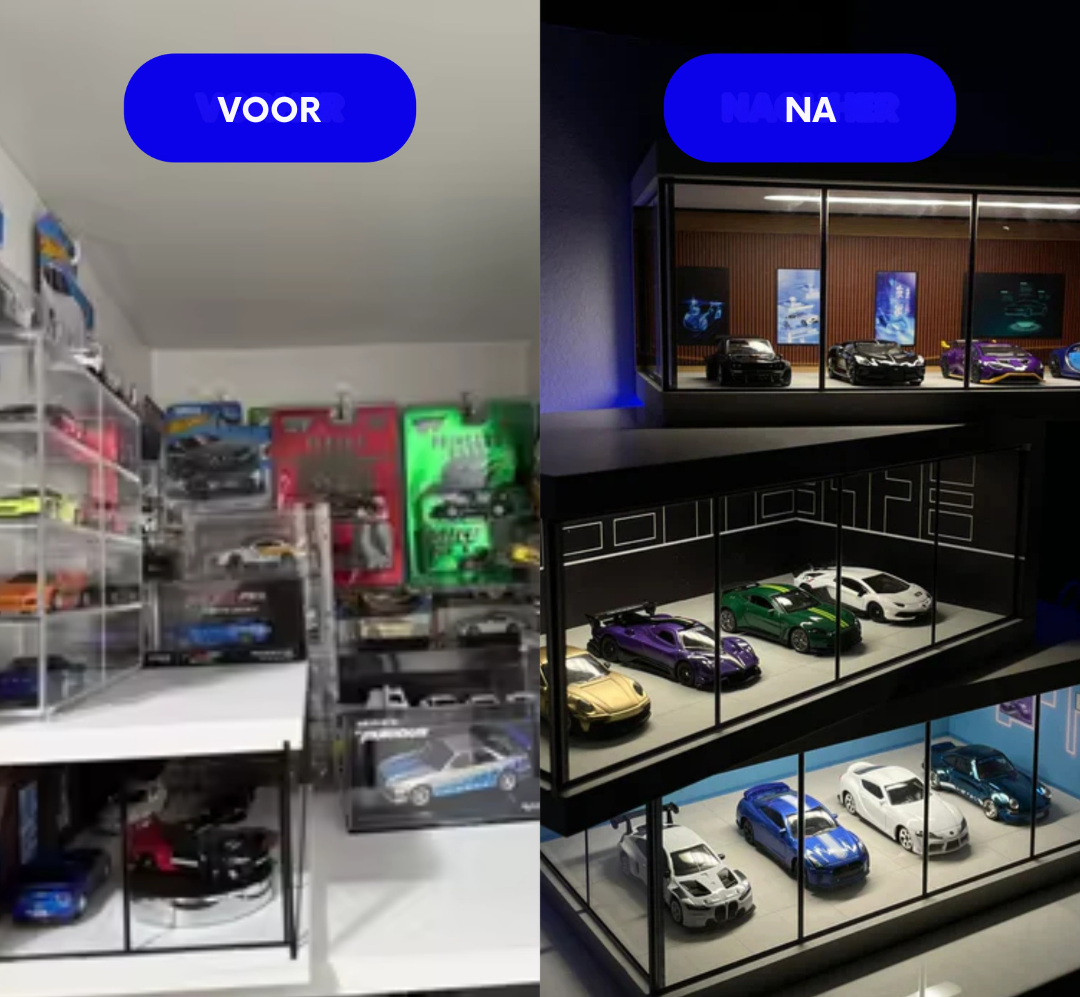 GaragePro 1:64 | The perfect home for toy cars and miniature models