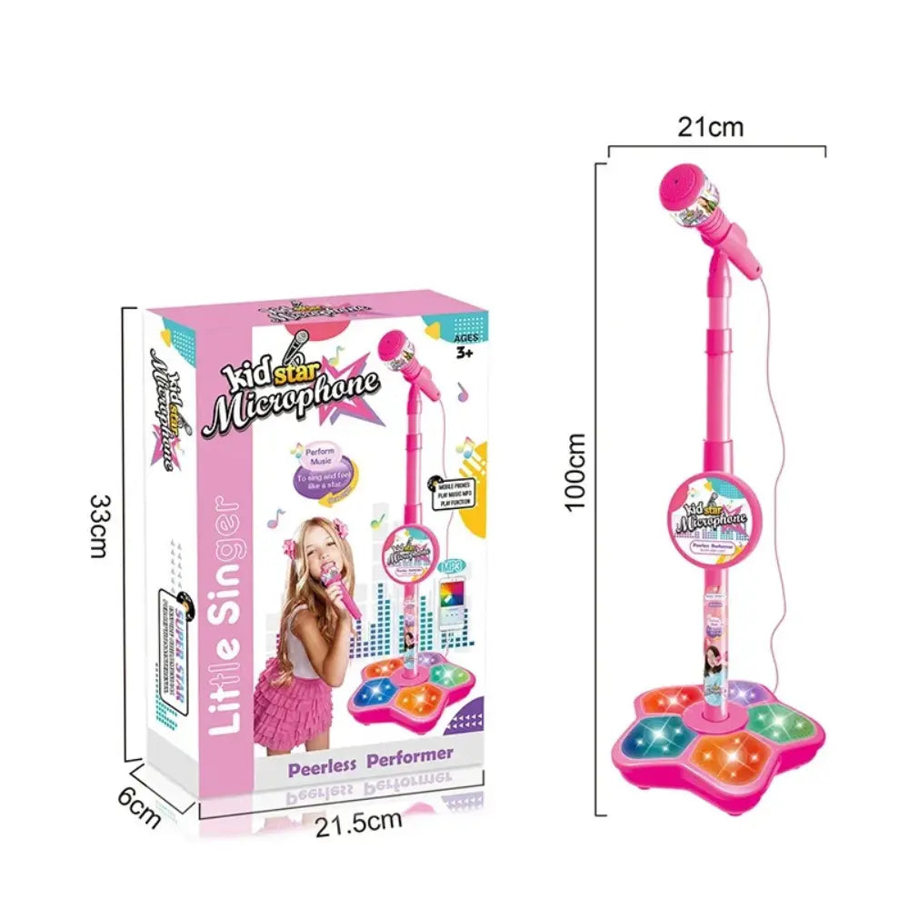 Karaoke Microphone with Stand for Children