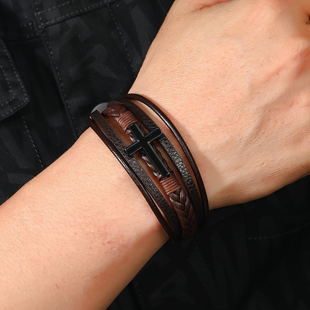Spiritual Leather Bracelet - For the Modern Man