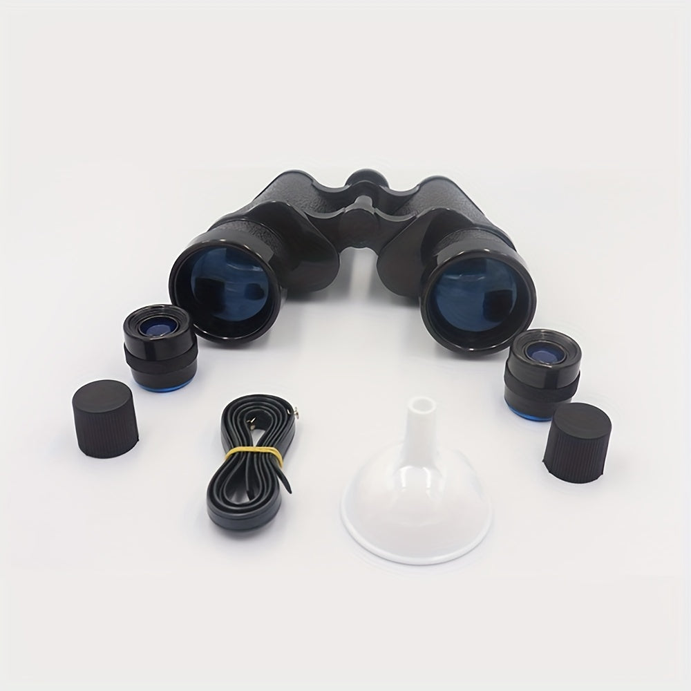 Unique Binocular Flask – 500ml Portable Hip Flask with Funnel