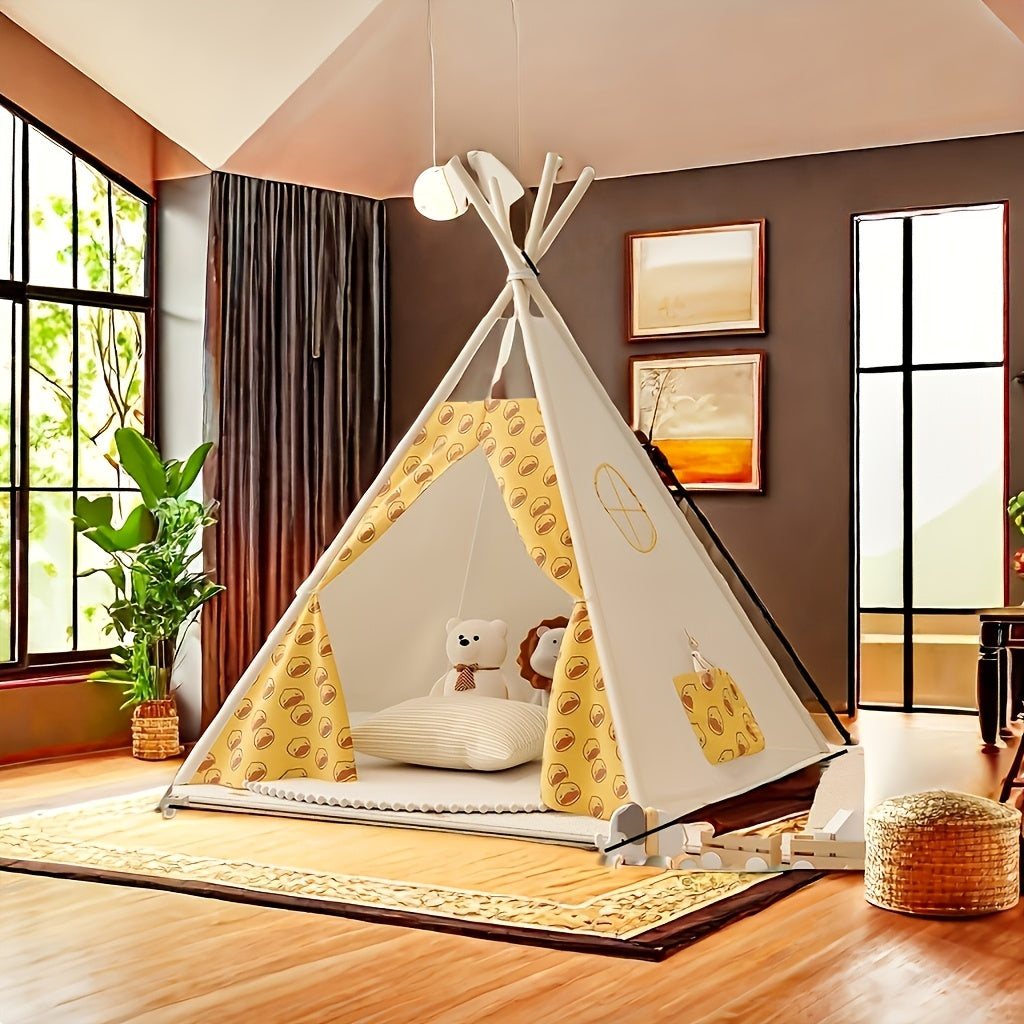 KiddieTipi Multifunctional Tipi Tent - Soft Tents for Indoor and Outdoor Use