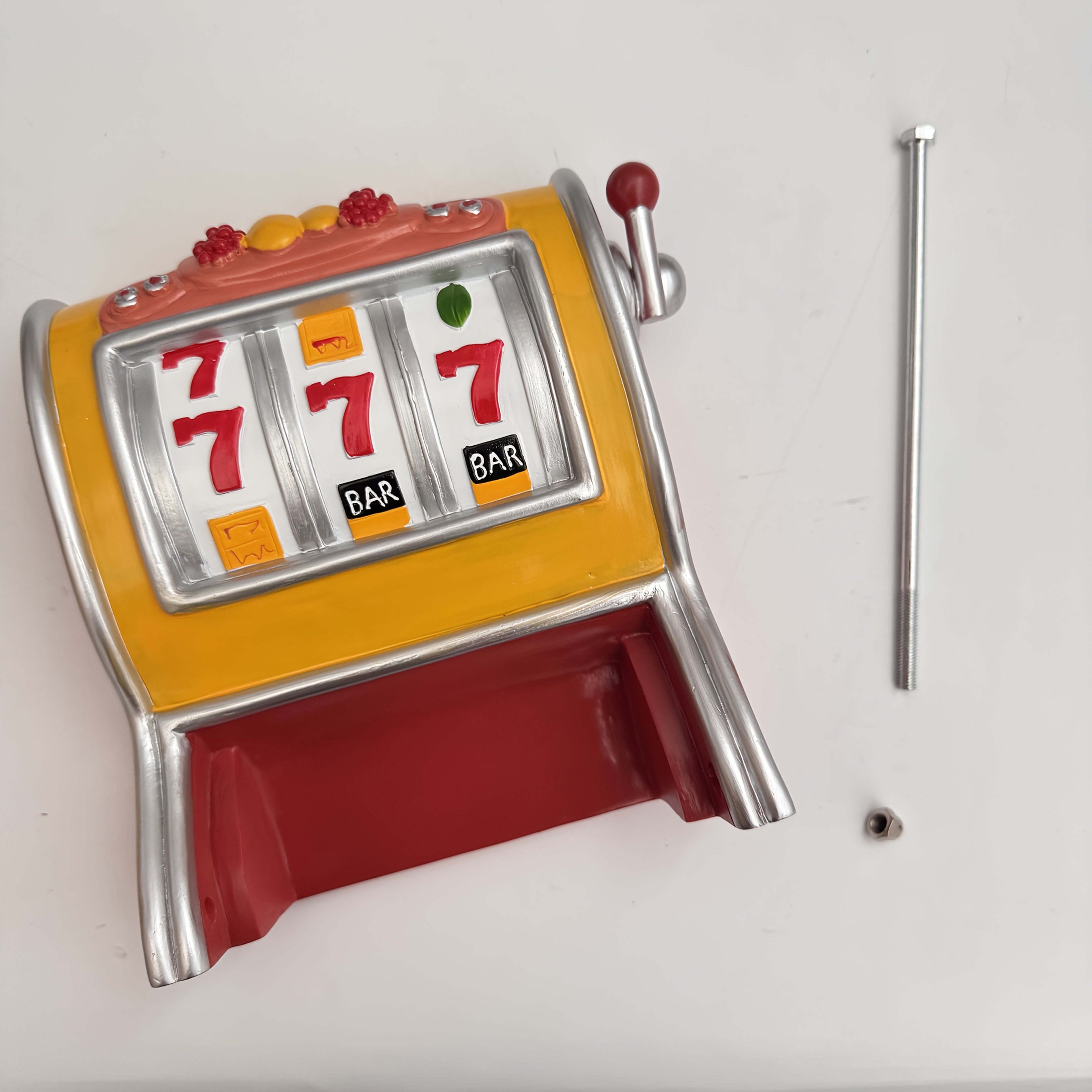 Jackpot Toilet Roll Holder – Slot Machine Design & Wall Mounted
