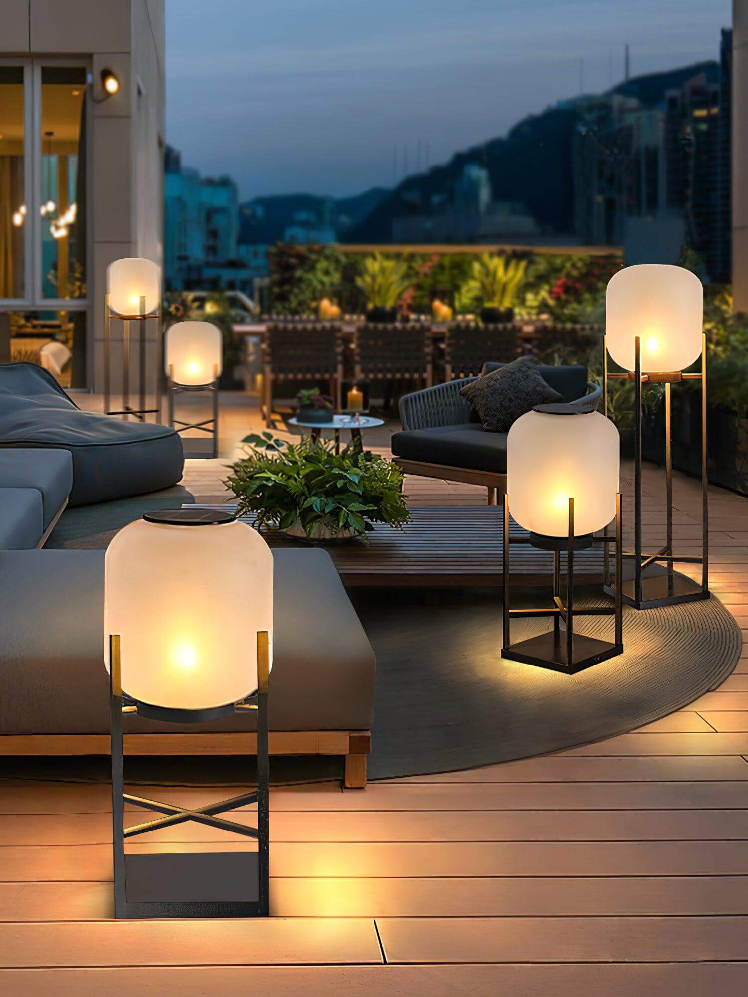 Solar Outdoor Floor Lamp - Sustainable