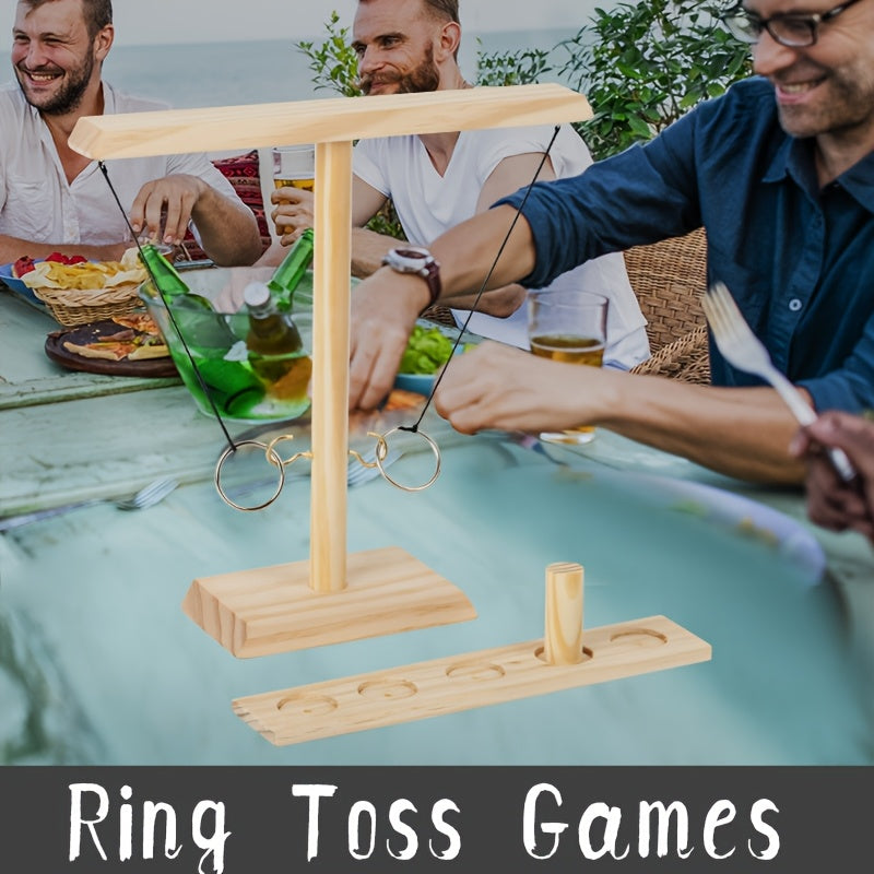 Wooden Ring Toss Game – Traditional and Challenging