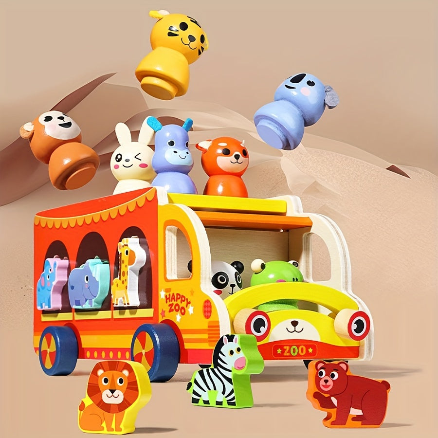 Educational Circus Animals Truck - For Creative Play and Learning