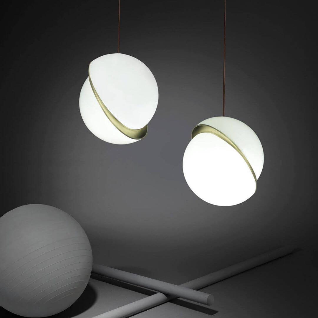 Half Moon Pendant Light - LED Pendant Light