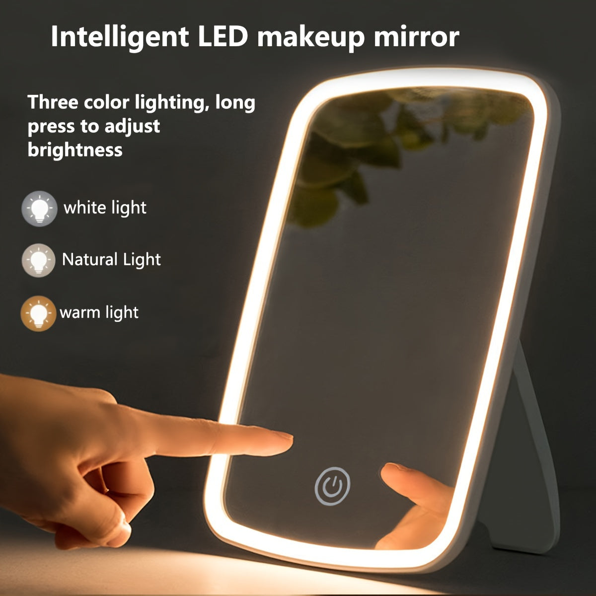GlowPerfect LED Make-up Mirror - Lighting and Style in One