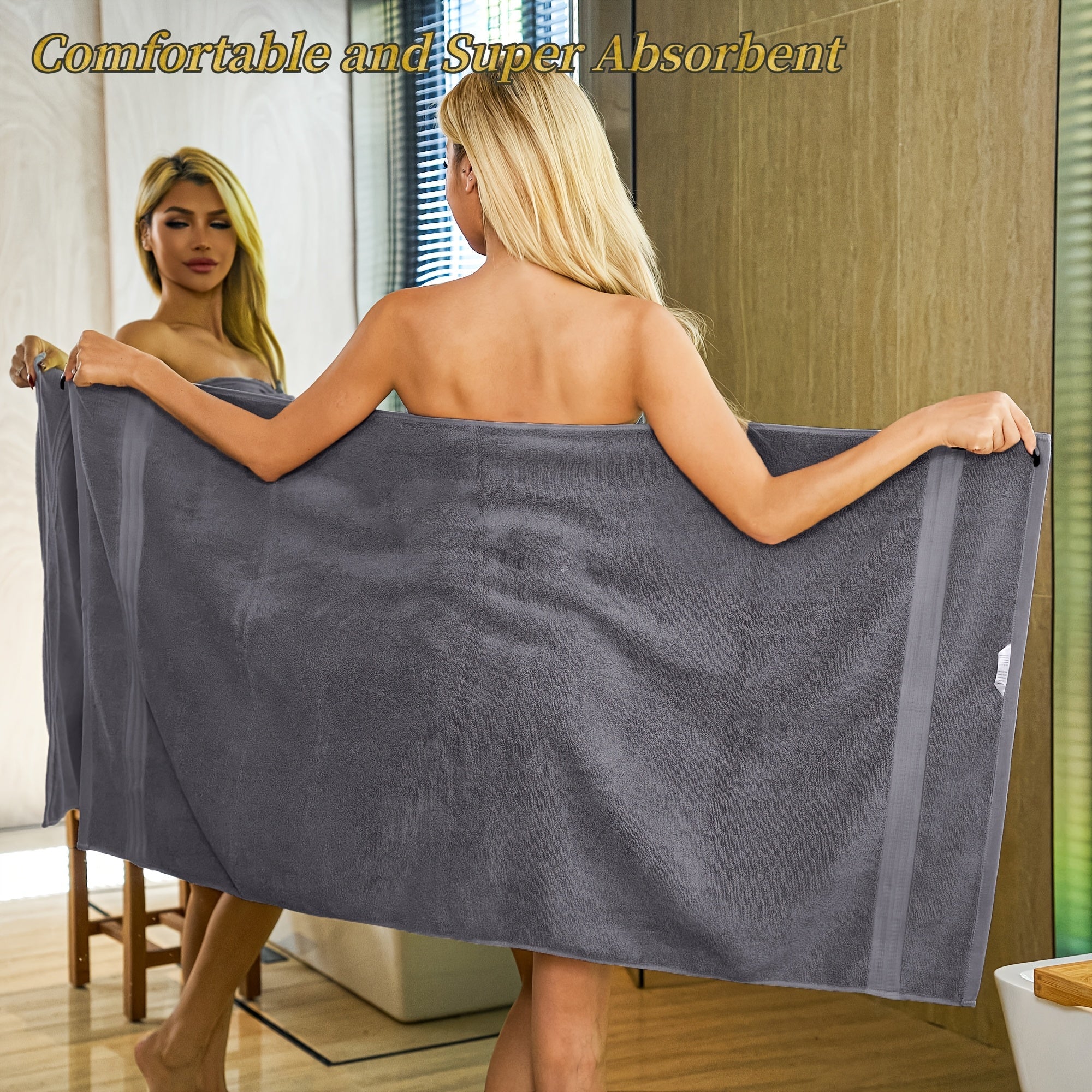 Premium Cotton Bath Towel Set – Soft and Absorbent