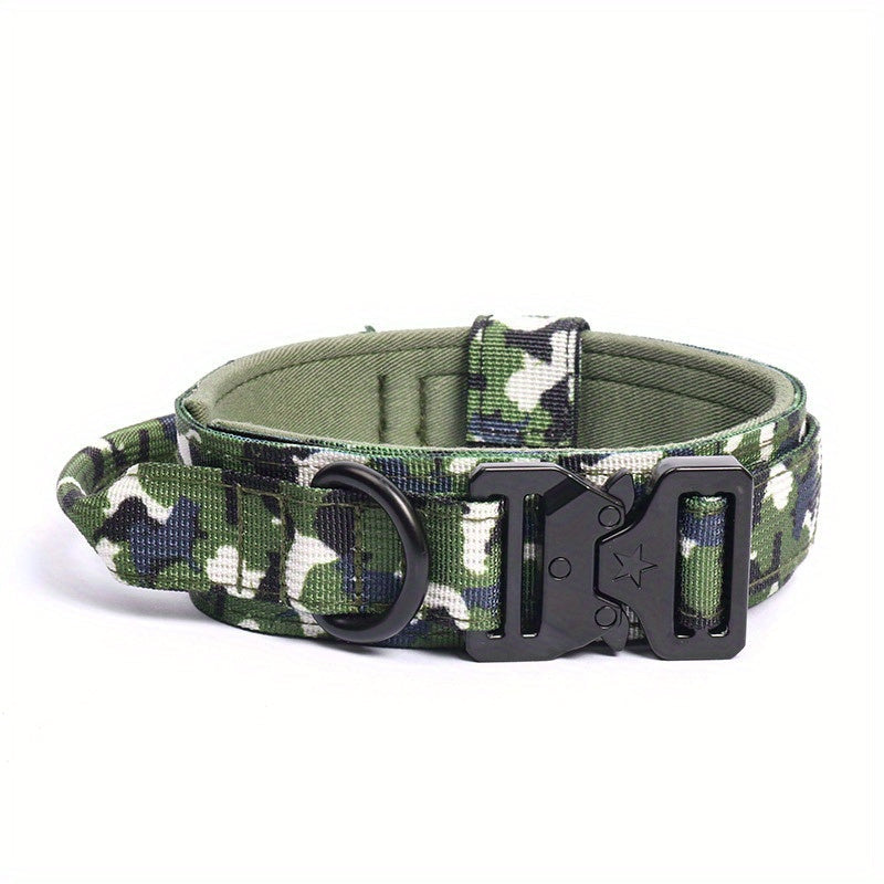 Military Tactical Dog Collar – Adjustable and Durable for Large and Medium Dogs