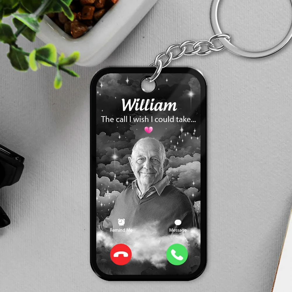 PrestigeKey MemoryKeychain | Double-Sided Personalized Keychain for Lasting Memories