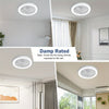 LED Slim Ceiling Fan Light – Dimmable and Quiet