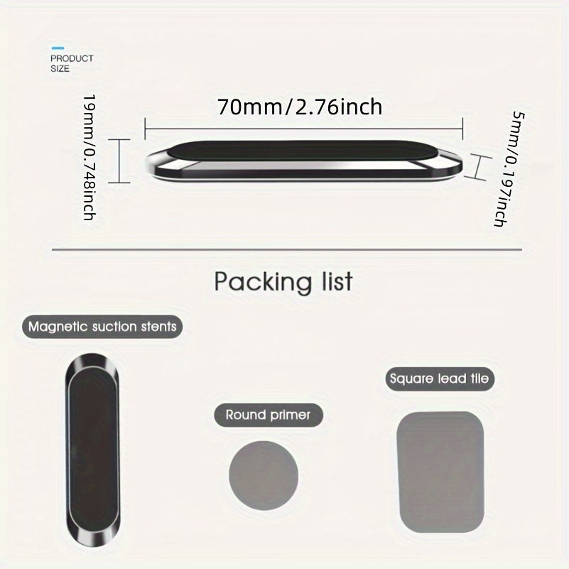 Sleek Magnetic Car Phone Holder – Strong Grip and Minimalist Design