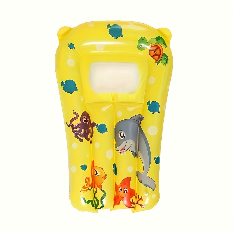 Inflatable Swim Board – One Size Fits All with Fun Sea Creature Design