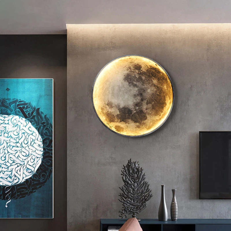 Moon Lamp - Magical Ambient Lamp with 3D Moon Design