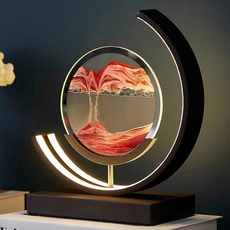Abyss 3D Sand Shell Table Lamp - Relaxation & Art in One