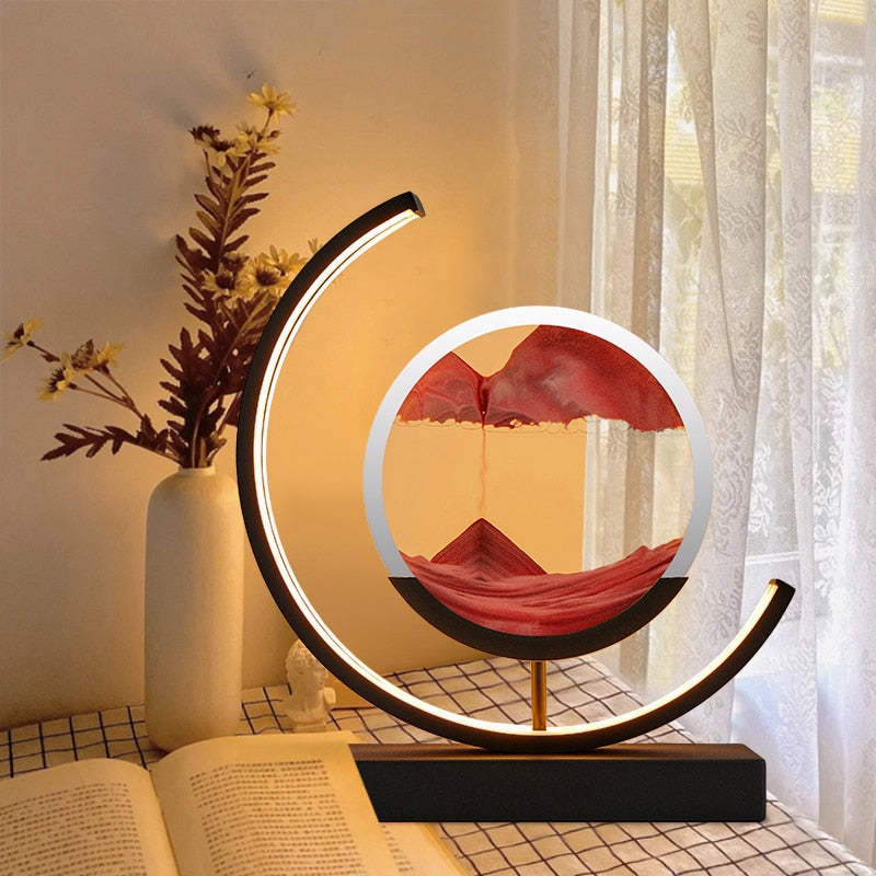 Abyss 3D Sand Shell Table Lamp - Relaxation & Art in One
