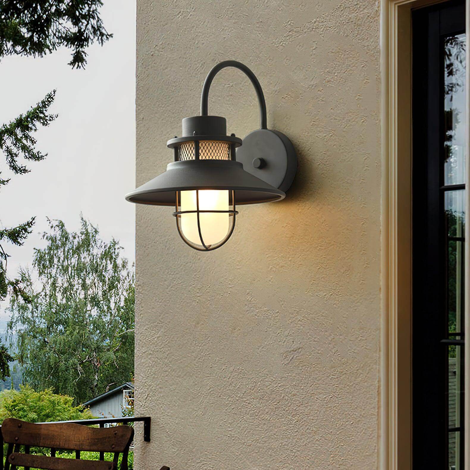 Industrial Outdoor Wall Light - Weatherproof