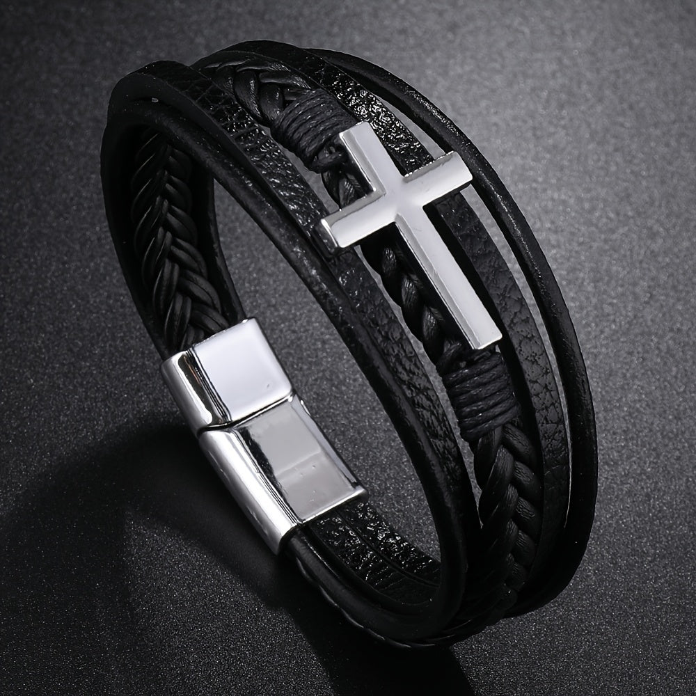 Spiritual Leather Bracelet - For the Modern Man