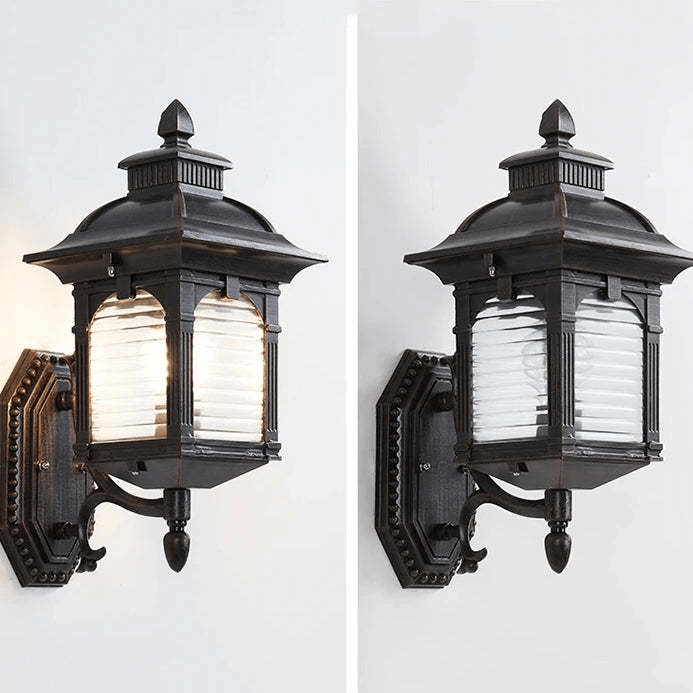 Wall Lamp Outdoor - Antique Glass Design