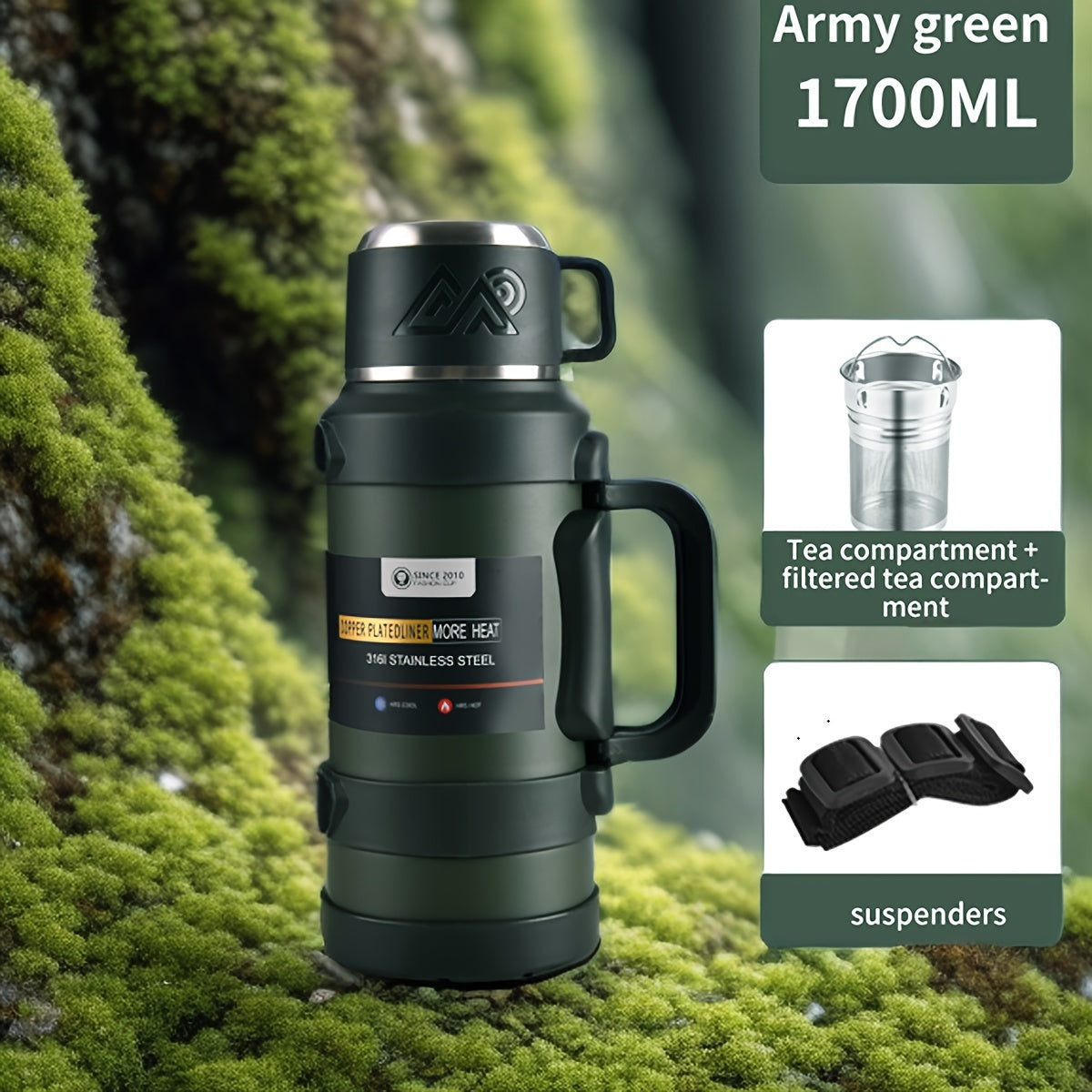 Robust Insulated Thermos Flask – Durable and Convenient