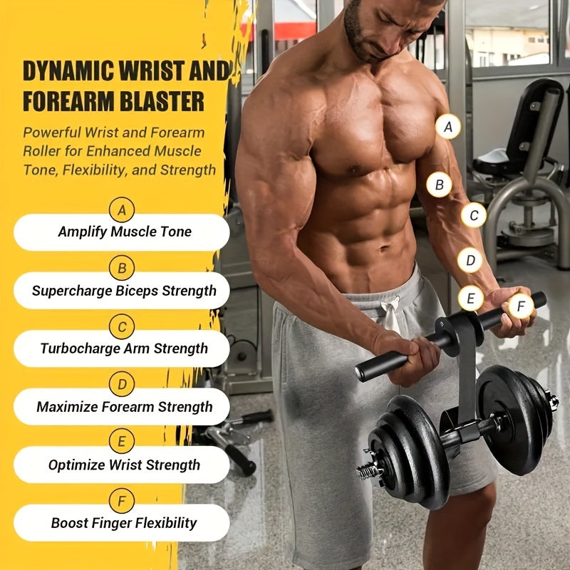 Wrist and Forearm Strengthener - Strength Training Device for Muscle Development and Fitness