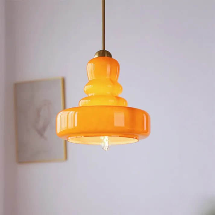 Glass Pendant Lamp - Bauhaus Design
