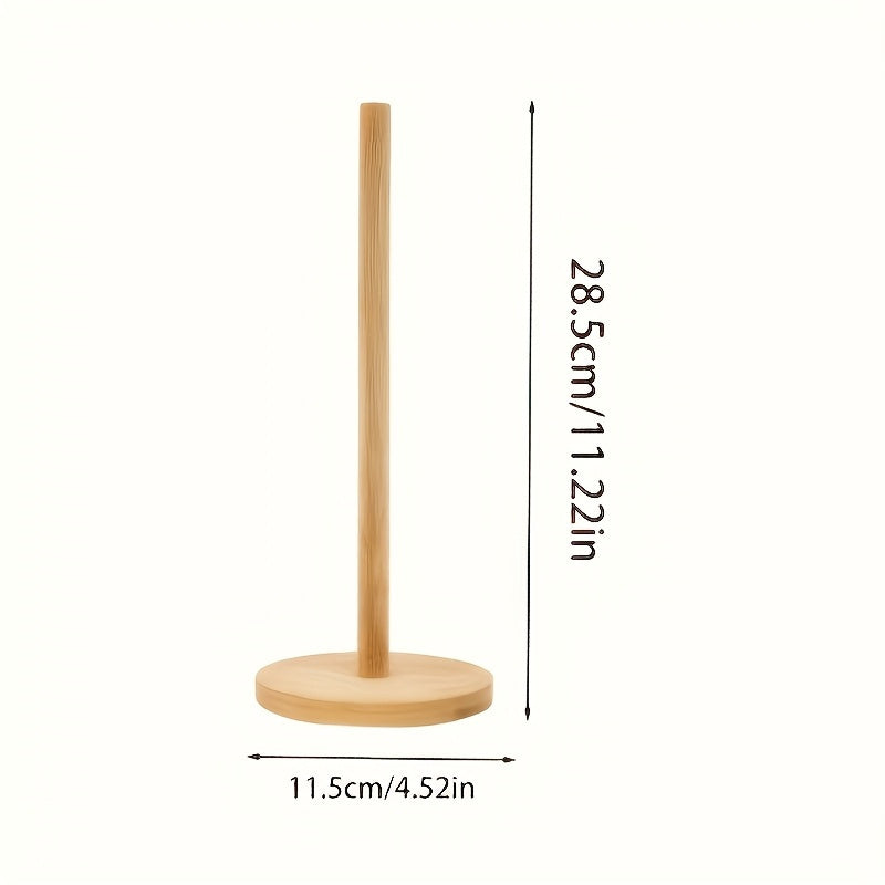 Bamboo Kitchen Roll Holder with Natural Finish – Stylish and Practical for the Worktop