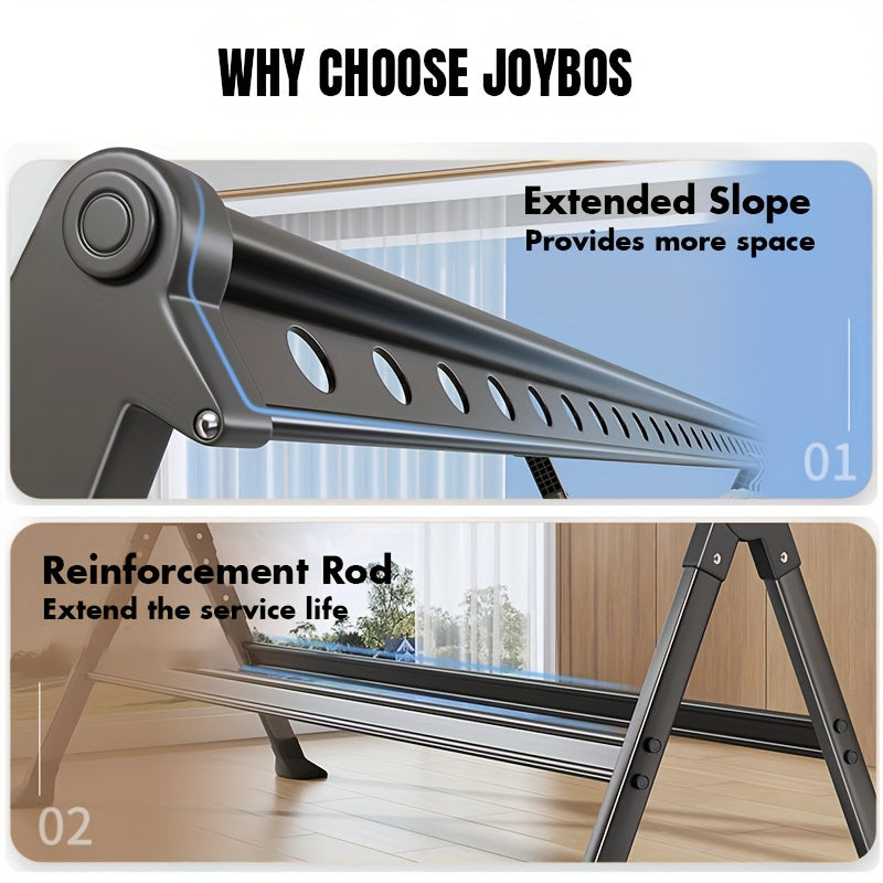 FlexiDry Clothes Drying Rack – Foldable and Spacious with 36 Windproof Holes