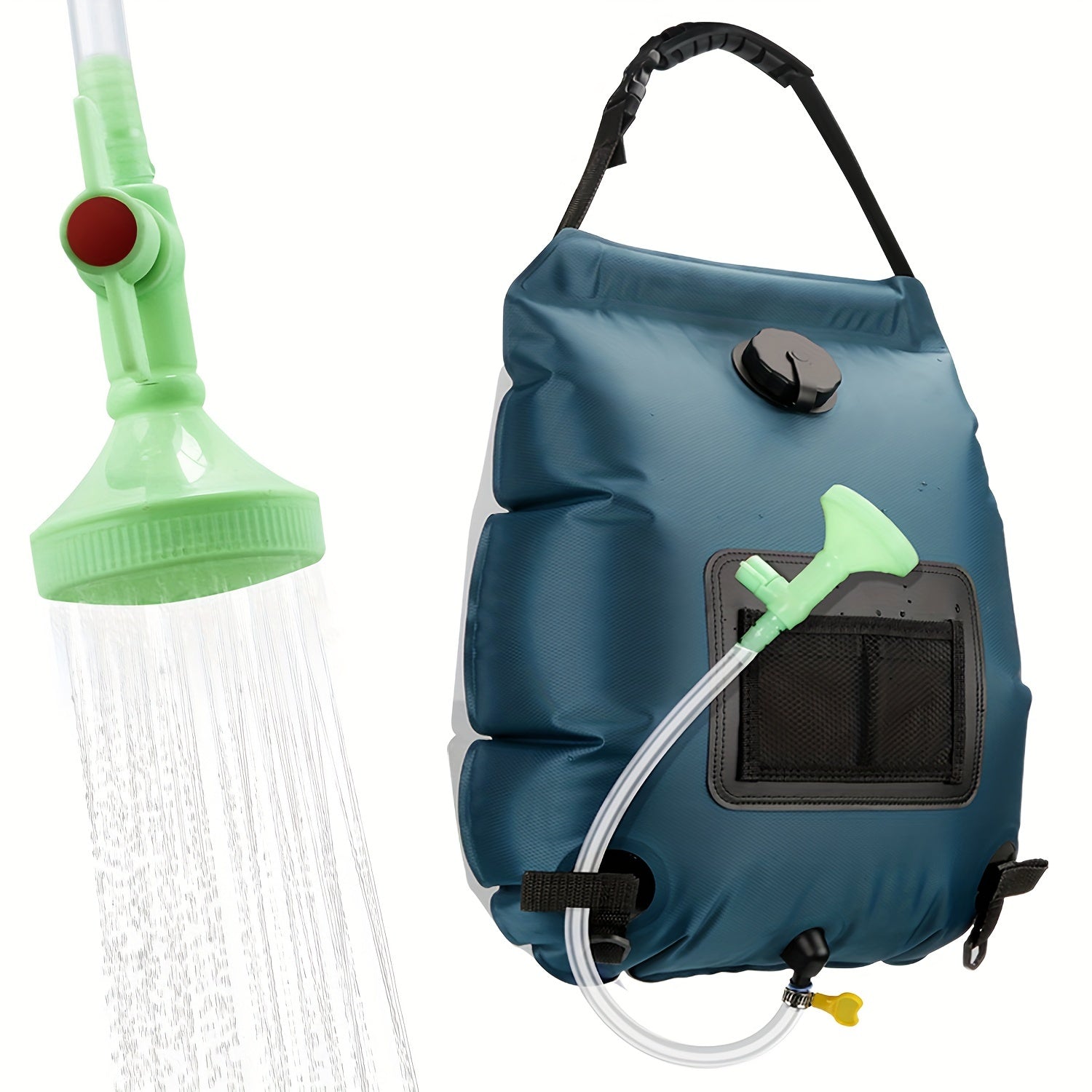 SunnyFlow Solar Shower Bag – Practical, Leakproof and with Temperature Gauge