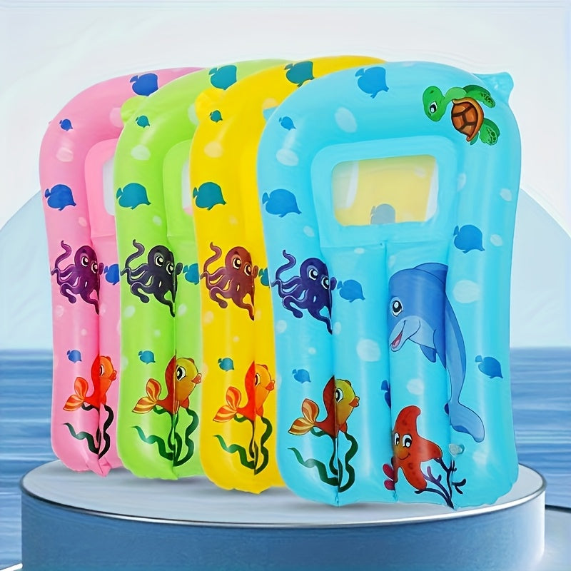 Inflatable Swim Board – One Size Fits All with Fun Sea Creature Design