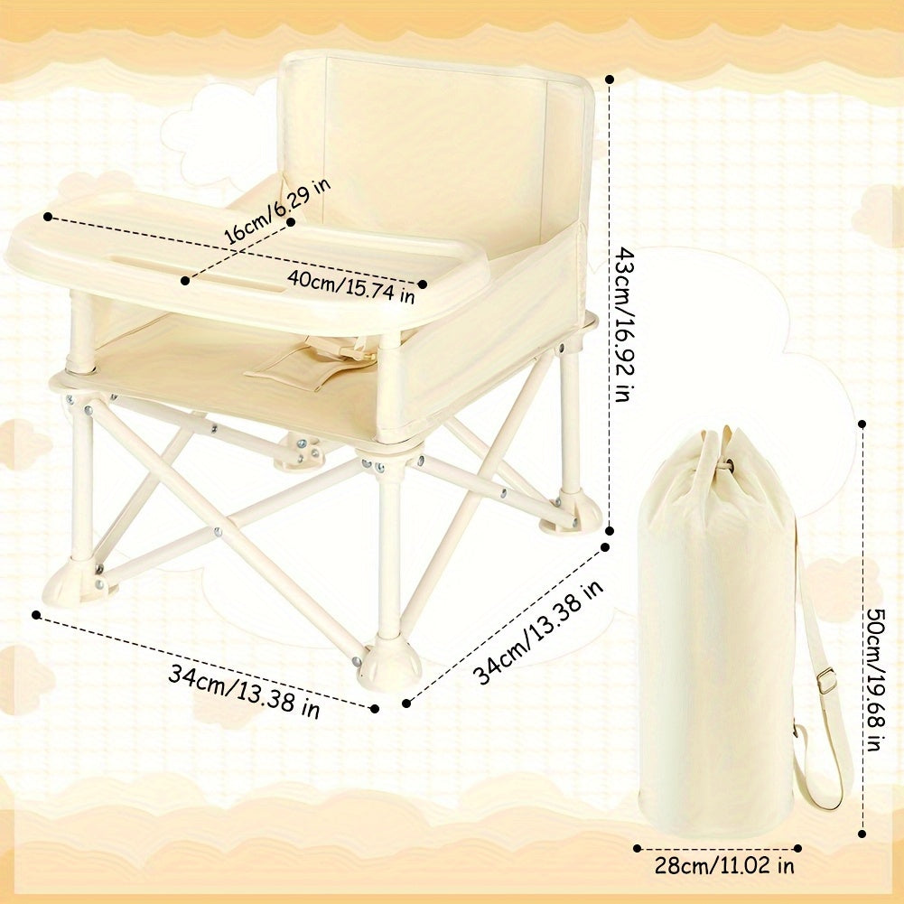 Portable Folding Baby High Chair – Lightweight & Compact Design