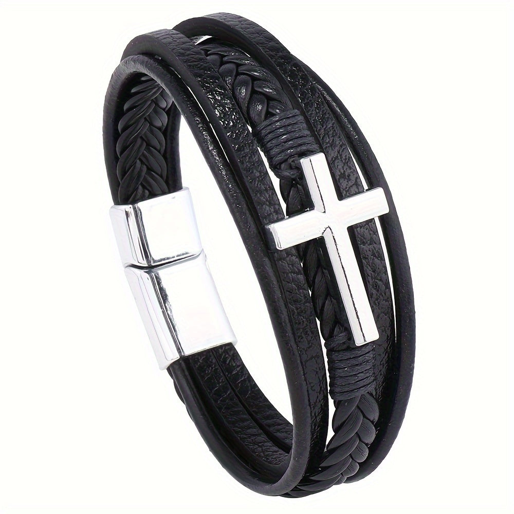 Spiritual Leather Bracelet - For the Modern Man